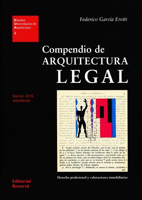 COMPENDIO DE ARQUITECTURA LEGAL. EDICIÓN 2016 | 9788429120974 | GARCÍA ERVITI, FEDERICO | Galatea Llibres | Librería online de Reus, Tarragona | Comprar libros en catalán y castellano online