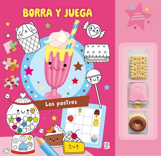 BORRA Y JUEGA - LOS POSTRES | 9789403243924 | BALLON | Galatea Llibres | Librería online de Reus, Tarragona | Comprar libros en catalán y castellano online