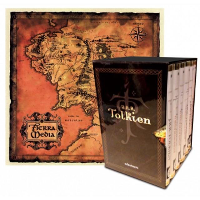 ESTUCHE TOLKIEN 6 VOLS. + MAPA + POSTALES | 9788445005927 | TOLKIEN, J. R. R. | Galatea Llibres | Librería online de Reus, Tarragona | Comprar libros en catalán y castellano online