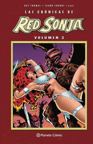 CRÓNICAS DE RED SONJA 3/4 | 9788413410548 | THOMAS, ROY/THORNE, FRANK | Galatea Llibres | Librería online de Reus, Tarragona | Comprar libros en catalán y castellano online