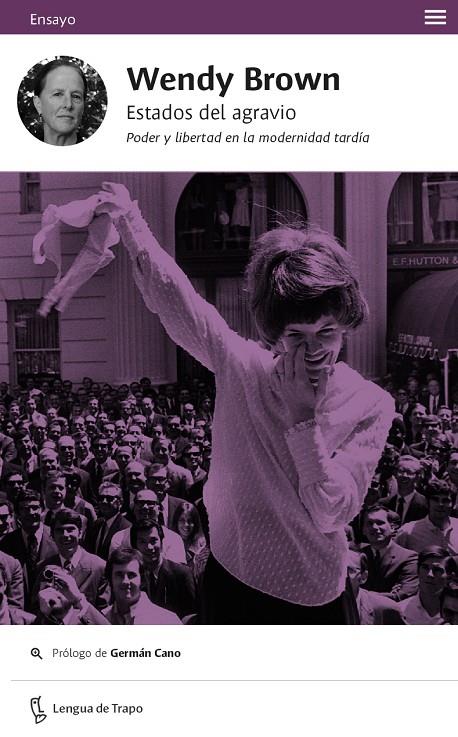 ESTADOS DEL AGRAVIO | 9788483812419 | BROWN, WENDY | Galatea Llibres | Librería online de Reus, Tarragona | Comprar libros en catalán y castellano online
