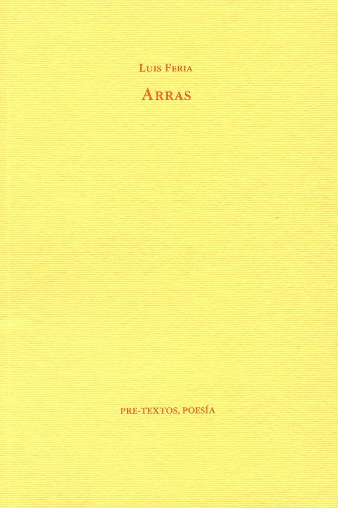 ARRAS | 9788481910674 | FERIA,LUIS | Galatea Llibres | Llibreria online de Reus, Tarragona | Comprar llibres en català i castellà online