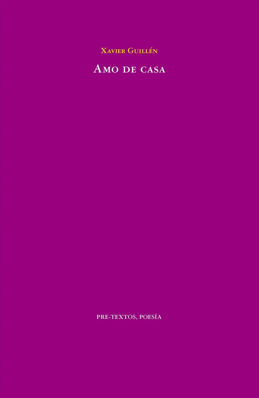 AMO DE CASA | 9788418935183 | GUILLÉN, XAVIER | Galatea Llibres | Librería online de Reus, Tarragona | Comprar libros en catalán y castellano online