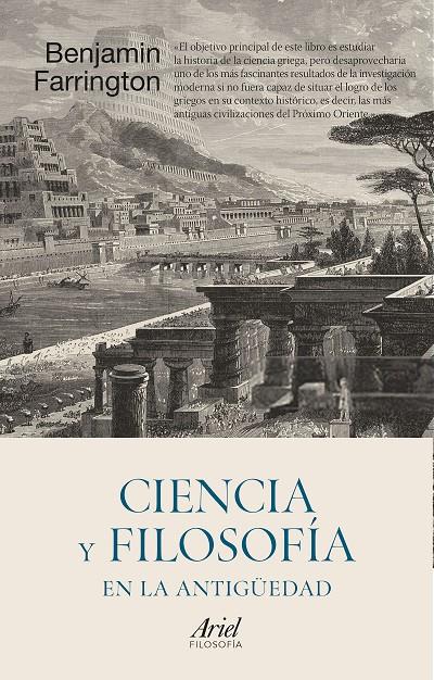 CIENCIA Y FILOSOFÍA EN LA ANTIGÜEDAD | 9788434431591 | FARRINGTON, BENJAMIN | Galatea Llibres | Llibreria online de Reus, Tarragona | Comprar llibres en català i castellà online