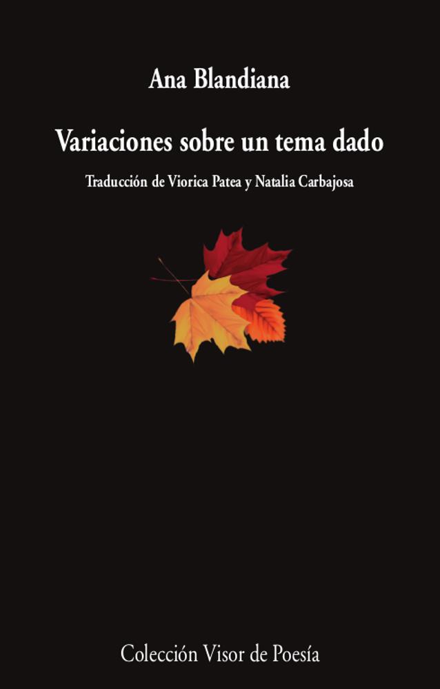 VARIACIONES SOBRE UN TEMA DADO | 9788498954333 | BLANDIANA, ANA | Galatea Llibres | Llibreria online de Reus, Tarragona | Comprar llibres en català i castellà online