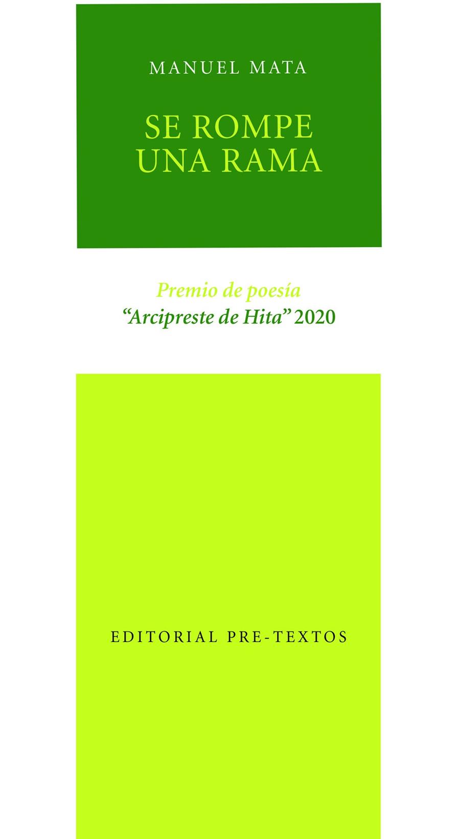 SE ROMPE UNA RAMA | 9788418178856 | MATA, MANUEL | Galatea Llibres | Librería online de Reus, Tarragona | Comprar libros en catalán y castellano online