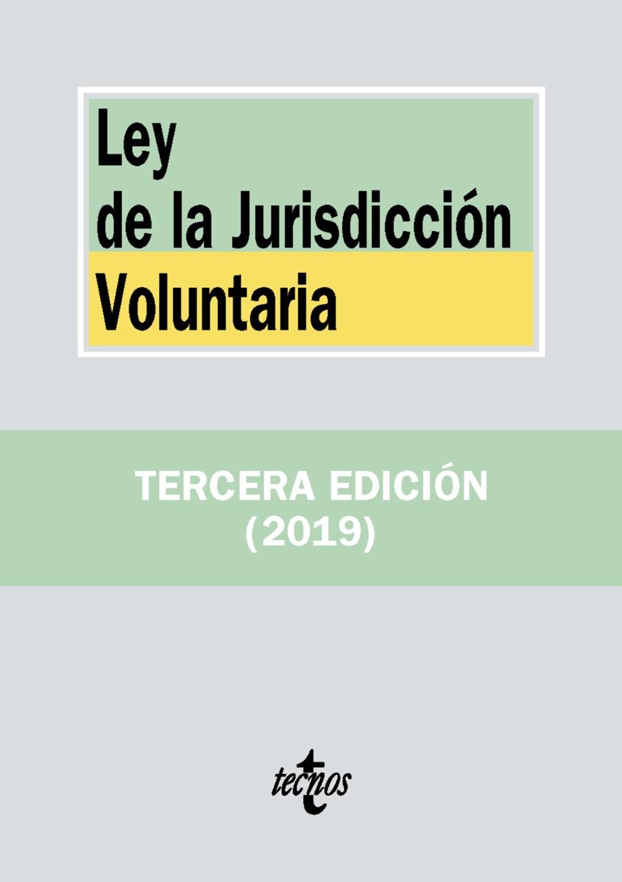 LEY DE LA JURISDICCIÓN VOLUNTARIA 2019 | 9788430977659 | Galatea Llibres | Llibreria online de Reus, Tarragona | Comprar llibres en català i castellà online