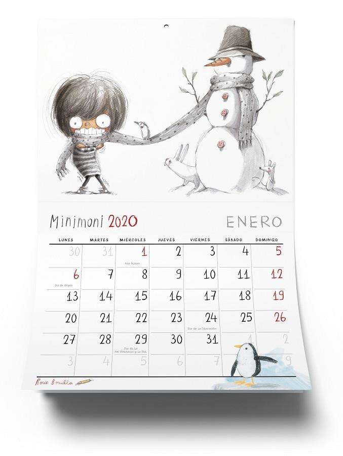 CALENDARIO MINIMONI 2020 | 9788491423683 | BONILLA RAYA, ROCIO | Galatea Llibres | Llibreria online de Reus, Tarragona | Comprar llibres en català i castellà online