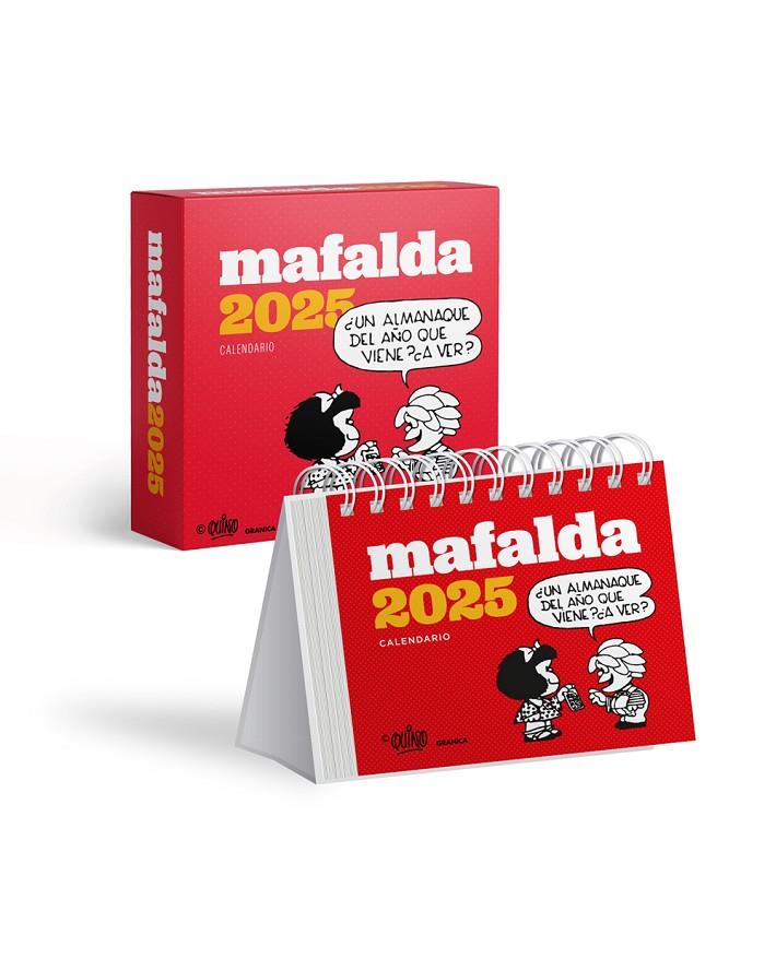 CALENDARIO BLOQUE MAFALDA 2025 ROJO | 9786316544599 | QUINO | Galatea Llibres | Llibreria online de Reus, Tarragona | Comprar llibres en català i castellà online
