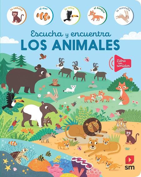 ESCUCHA Y ENCUENTRA LOS ANIMALES | 9788419102591 | Galatea Llibres | Librería online de Reus, Tarragona | Comprar libros en catalán y castellano online