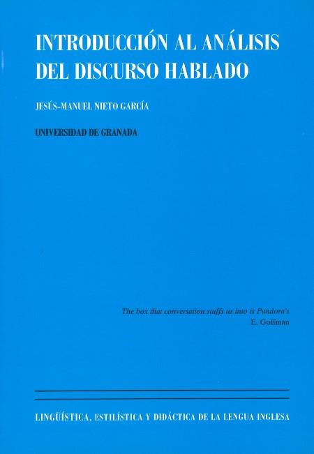 INTRODUCCION AL ANALISIS DEL LENGUAJE HABLADO | 9788433821003 | NIETO GARCIA, JESUS-MANUEL | Galatea Llibres | Llibreria online de Reus, Tarragona | Comprar llibres en català i castellà online