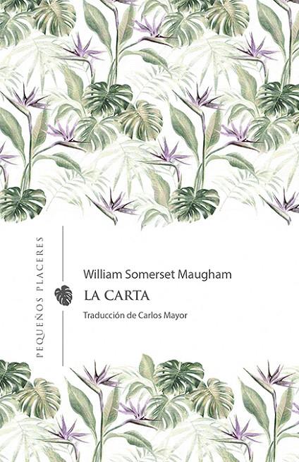 LA CARTA | 9788412227994 | MAUGHAM, WILLIAM SOMERSET | Galatea Llibres | Llibreria online de Reus, Tarragona | Comprar llibres en català i castellà online