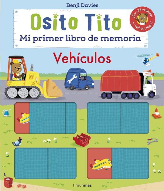 OSITO TITO. MI PRIMER LIBRO DE MEMORIA. VEHÍCULOS | 9788408256182 | DAVIES, BENJI | Galatea Llibres | Librería online de Reus, Tarragona | Comprar libros en catalán y castellano online