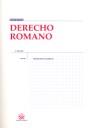 DERECHO ROMANO | 9788498762914 | PANERO, RICARDO | Galatea Llibres | Librería online de Reus, Tarragona | Comprar libros en catalán y castellano online