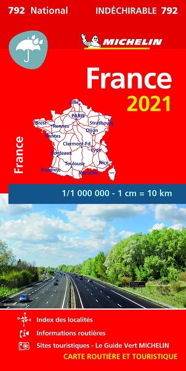 MAPA FRANCIA ALTA RESISTENCIA 1:1.000.000 2021 | 9782067249400 | Galatea Llibres | Librería online de Reus, Tarragona | Comprar libros en catalán y castellano online
