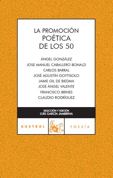 PROMOCION POETICA DE LOS 50 | 9788467023305 | VV.AA | Galatea Llibres | Llibreria online de Reus, Tarragona | Comprar llibres en català i castellà online