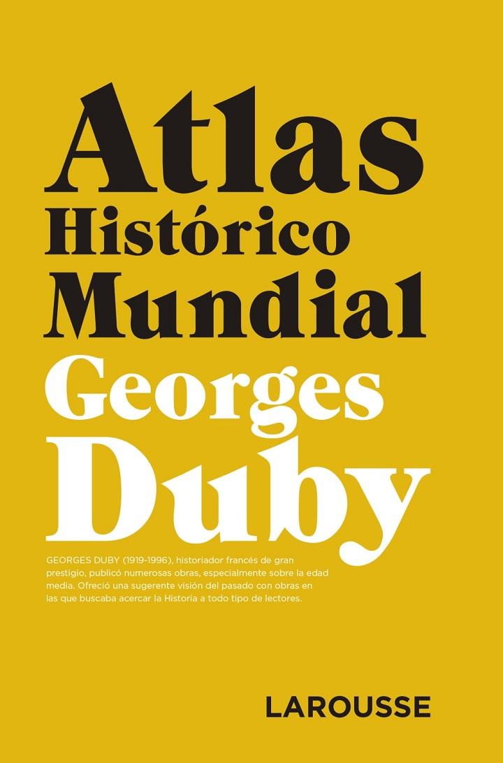 ATLAS HISTÓRICO MUNDIAL | 9788417273361 | DUBY, GEORGES | Galatea Llibres | Librería online de Reus, Tarragona | Comprar libros en catalán y castellano online