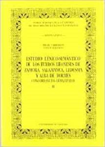 ESTUDIO LEXICO-SEMANTICO  DELOS FUEROS LEONESES DE ZAMORA, S | 9788433823151 | CARRASCO, PILAR | Galatea Llibres | Librería online de Reus, Tarragona | Comprar libros en catalán y castellano online