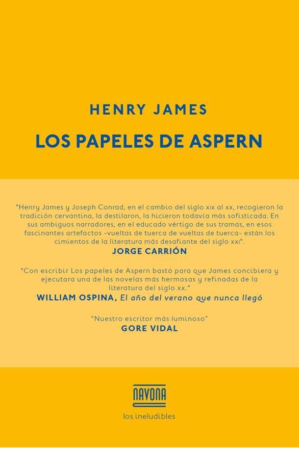 LOS PAPELES DE ASPERN | 9788416259229 | JAMES, HENRY | Galatea Llibres | Librería online de Reus, Tarragona | Comprar libros en catalán y castellano online