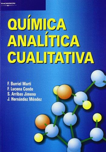 QUIMICA ANALITICA CUALITATIVA | 9788497321402 | BURRIEL MARTI, F. | Galatea Llibres | Librería online de Reus, Tarragona | Comprar libros en catalán y castellano online