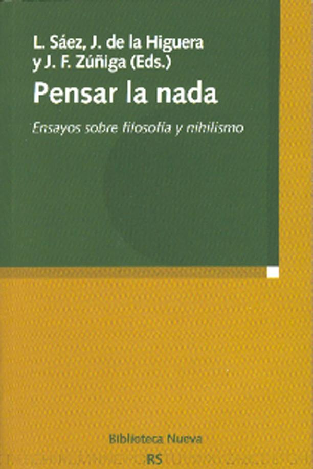 PENSAR LA NADA | 9788497426398 | VV.AA | Galatea Llibres | Librería online de Reus, Tarragona | Comprar libros en catalán y castellano online