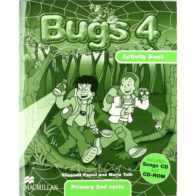 BUGS 4 ACTIVITY BOOK + CDS | 9780230533622 | Galatea Llibres | Librería online de Reus, Tarragona | Comprar libros en catalán y castellano online