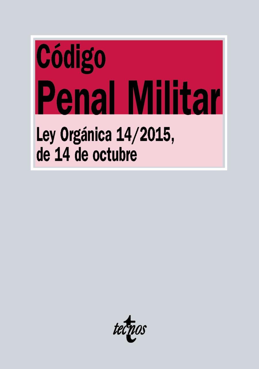 CÓDIGO PENAL MILITAR | 9788430969104 | Galatea Llibres | Llibreria online de Reus, Tarragona | Comprar llibres en català i castellà online