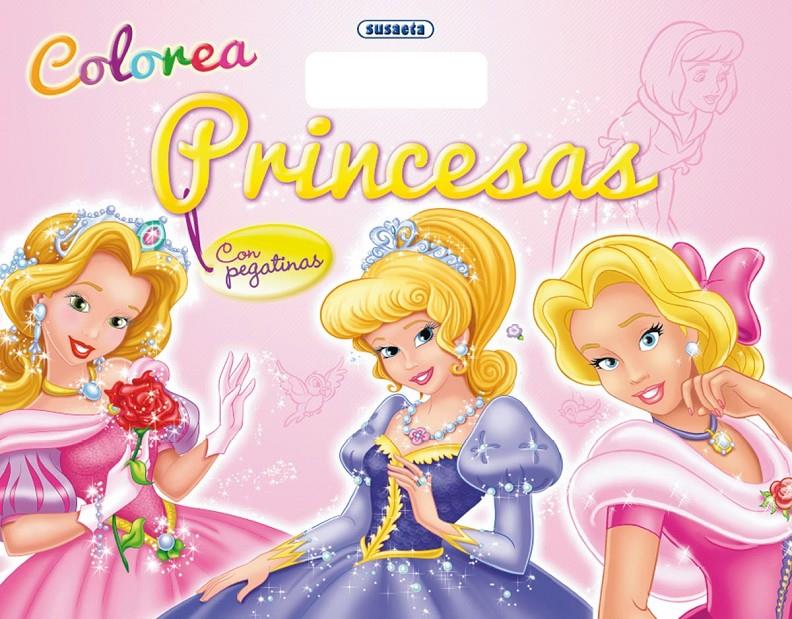COLOREA PRINCESAS CON PEGATINAS | 9788467720983 | Galatea Llibres | Librería online de Reus, Tarragona | Comprar libros en catalán y castellano online