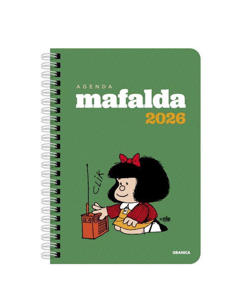 MAFALDA 2026 AGENDA ANILLADA VERDE | 9786316693129 | QUINO | Galatea Llibres | Llibreria online de Reus, Tarragona | Comprar llibres en català i castellà online