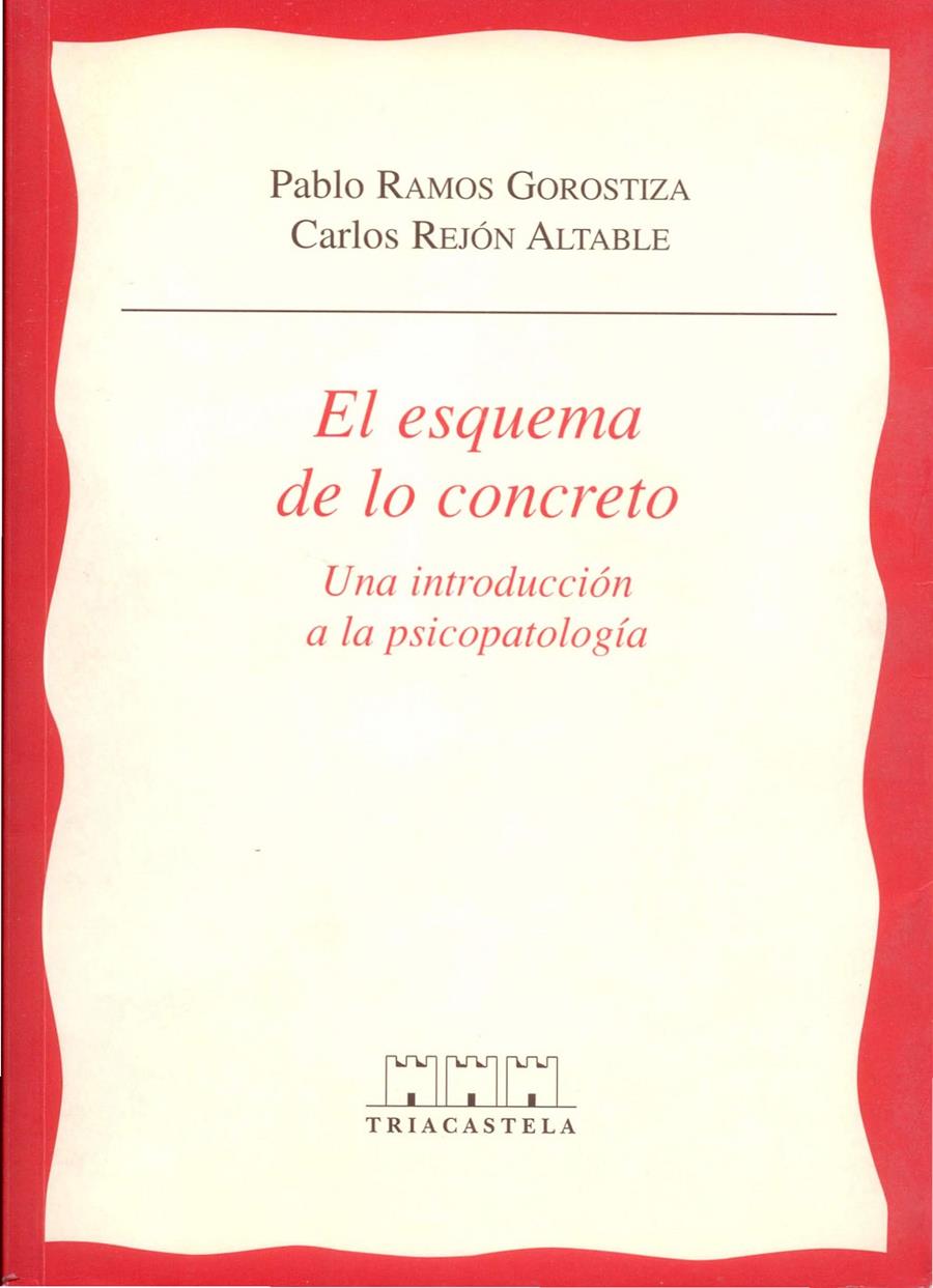 ESQUEMA DE LO CONCRETO, EL | 9788495840028 | RAMOS GOROSTIZA, PABLO | Galatea Llibres | Llibreria online de Reus, Tarragona | Comprar llibres en català i castellà online