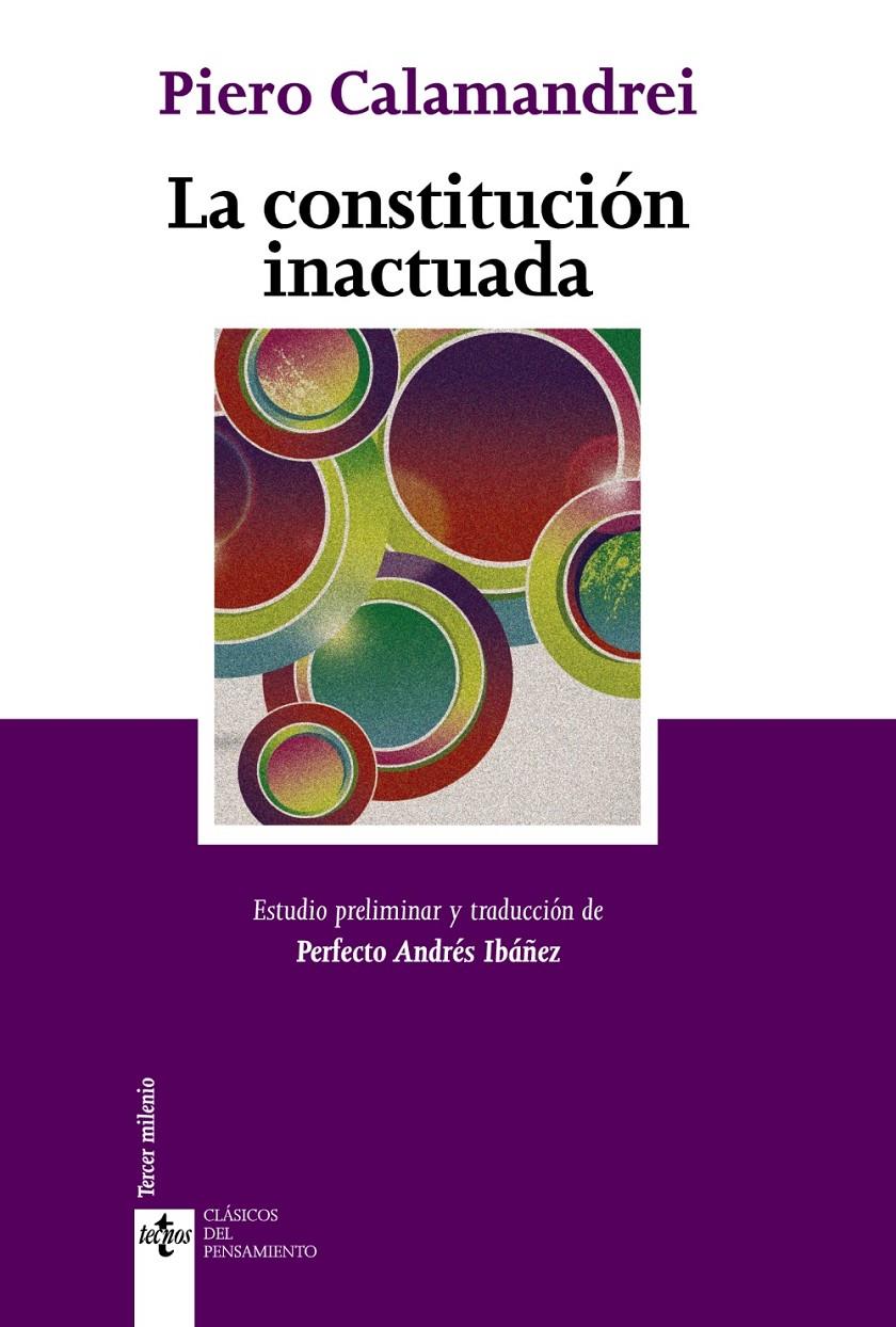 LA CONSTITUCIÓN INACTUADA | 9788430957347 | CALAMANDREI, PIERO | Galatea Llibres | Llibreria online de Reus, Tarragona | Comprar llibres en català i castellà online