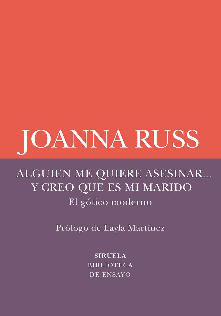 ALGUIEN ME QUIERE ASESINAR... Y CREO QUE ES MI MARIDO | 9791387688714 | RUSS, JOANNA | Galatea Llibres | Llibreria online de Reus, Tarragona | Comprar llibres en català i castellà online
