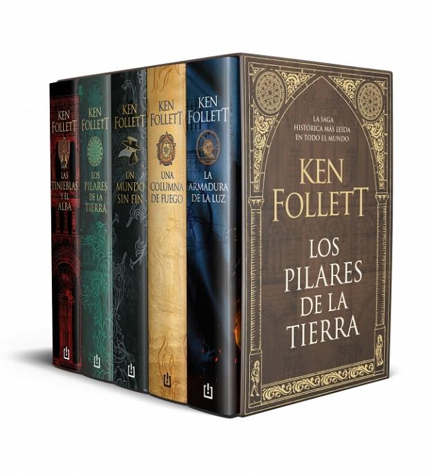 ESTUCHE SAGA LOS PILARES DE LA TIERRA | 9788466387910 | FOLLETT, KEN | Galatea Llibres | Llibreria online de Reus, Tarragona | Comprar llibres en català i castellà online