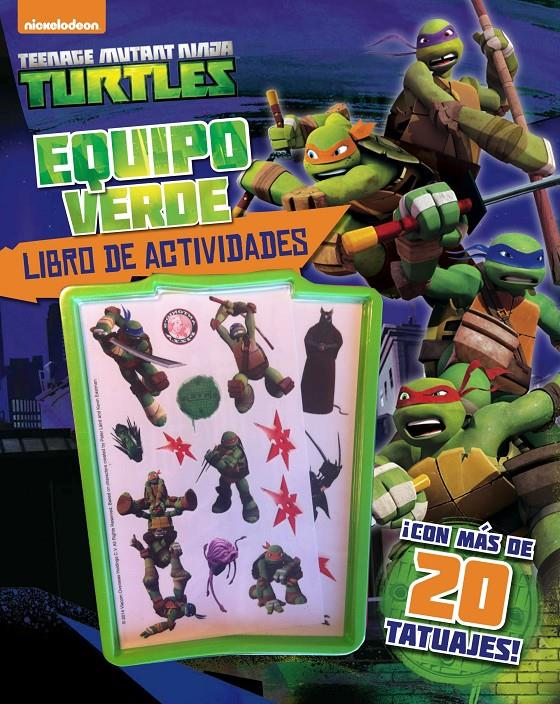 LAS TORTUGAS NINJA. EQUIPO VERDE. LIBRO DE ACTIVIDADES | 9788408143468 | Galatea Llibres | Llibreria online de Reus, Tarragona | Comprar llibres en català i castellà online
