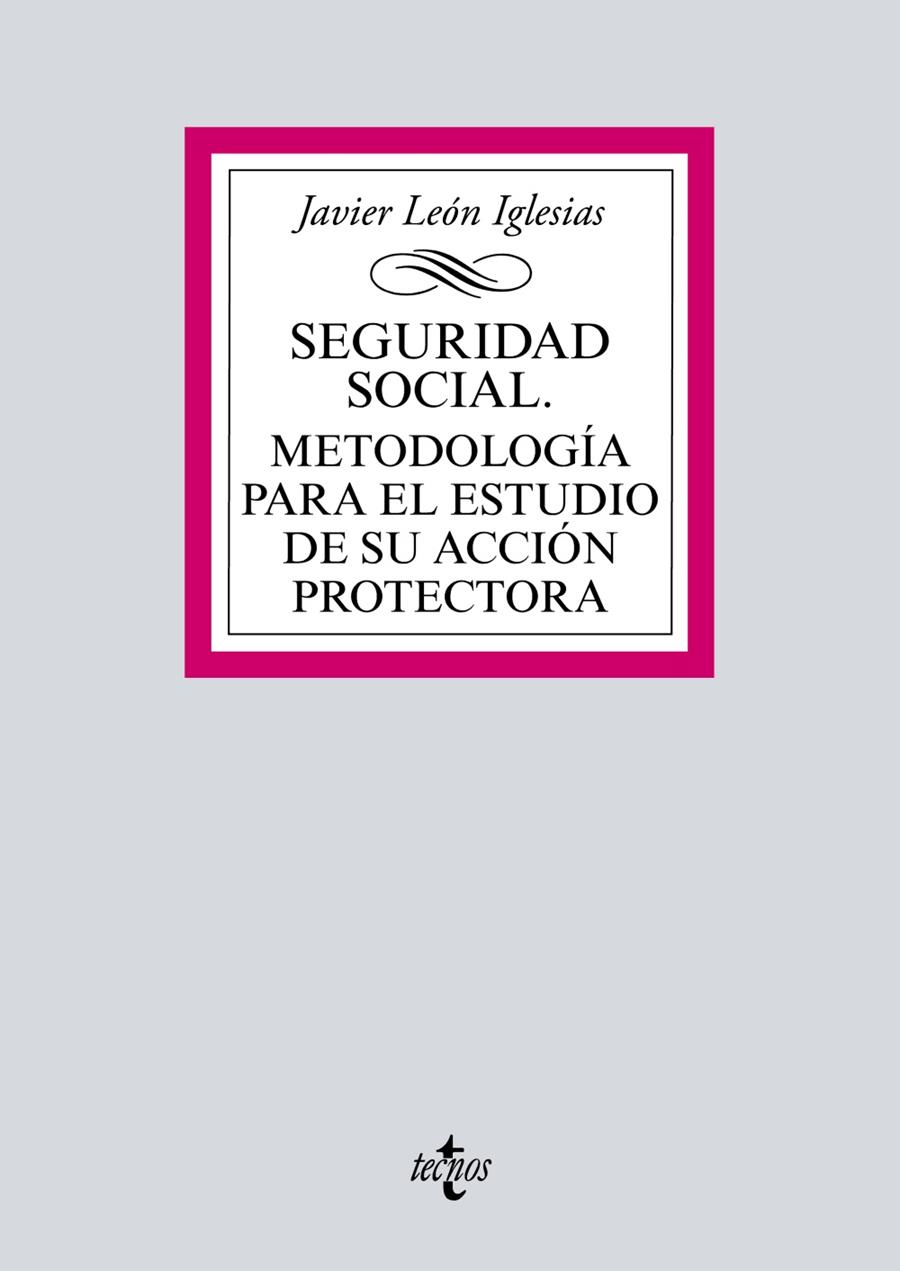 SEGURIDAD SOCIAL. METODOLOGÍA PARA EL ESTUDIO DE SU ACCIÓN PROTECTORA | 9788430980307 | LEÓN IGLESIAS, JAVIER | Galatea Llibres | Llibreria online de Reus, Tarragona | Comprar llibres en català i castellà online