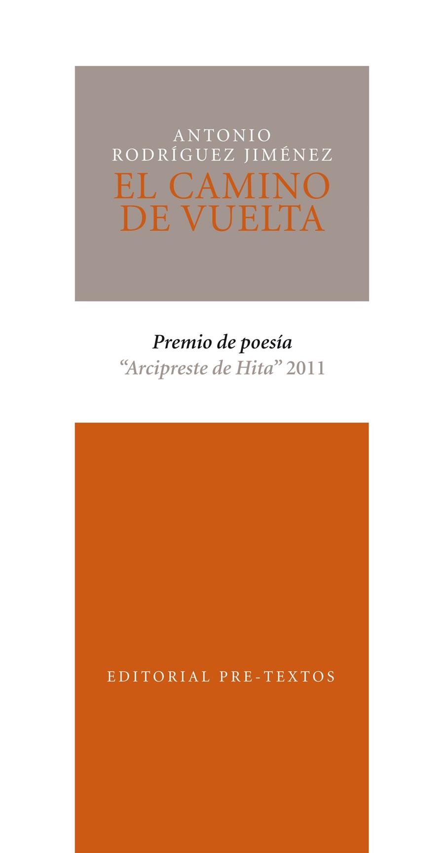 EL CAMINO DE VUELTA | 9788415297796 | RODRIGUEZ JIMENEZ, ANTONIO | Galatea Llibres | Llibreria online de Reus, Tarragona | Comprar llibres en català i castellà online