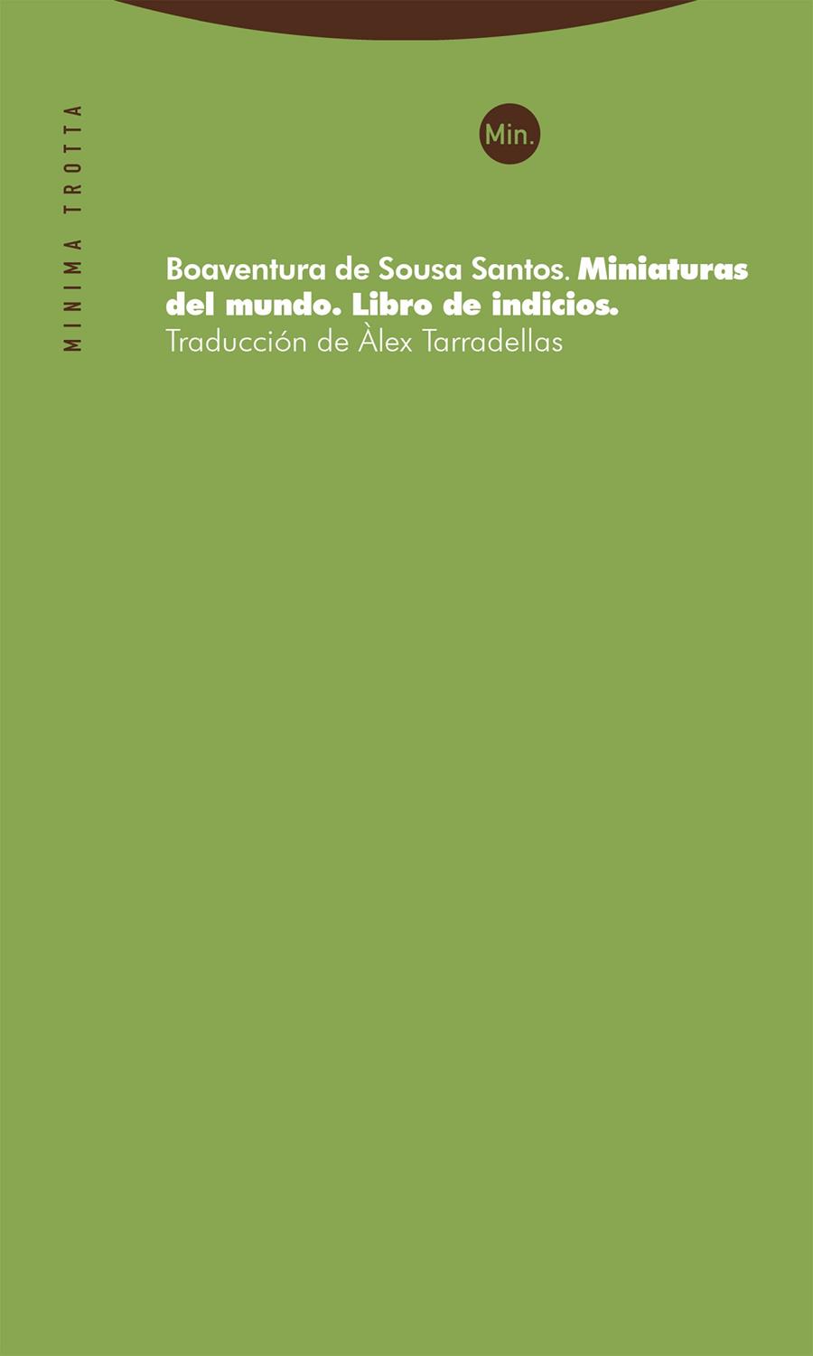 MINIATURAS DEL MUNDO | 9788413642147 | SANTOS, BOAVENTURA DE SOUSA | Galatea Llibres | Librería online de Reus, Tarragona | Comprar libros en catalán y castellano online