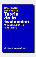 TEORIA DE LA TRADUCCION | 9788434481145 | HATIM,BASIL-MASON,IAN | Galatea Llibres | Librería online de Reus, Tarragona | Comprar libros en catalán y castellano online