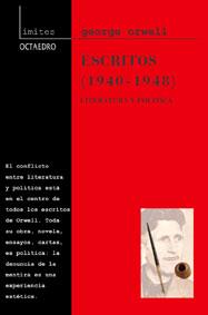 ESCRITOS(1940-1948) | 9788480634748 | ORWELL,GEORGE | Galatea Llibres | Llibreria online de Reus, Tarragona | Comprar llibres en català i castellà online