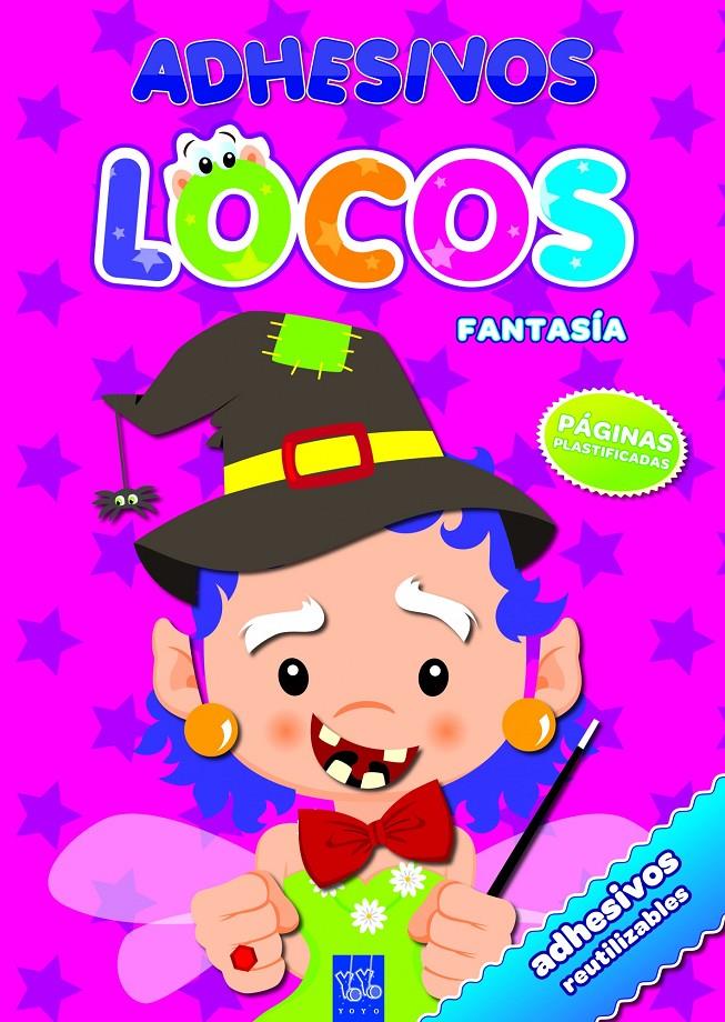 ADHESIVOS LOCOS. FANTASIA | 9788408098362 | YOYO | Galatea Llibres | Llibreria online de Reus, Tarragona | Comprar llibres en català i castellà online