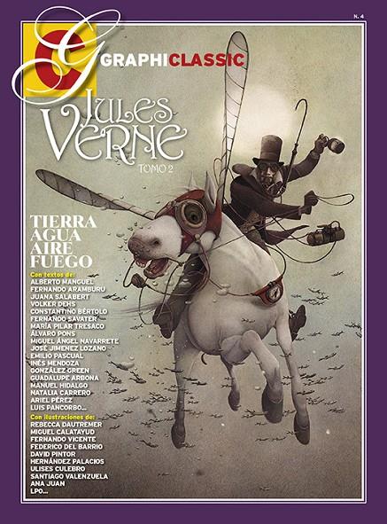 JULES VERNE TOMO 2: TIERRA, AGUA, AIRE, FUEGO. | 9788469734391 | VV.AA. | Galatea Llibres | Librería online de Reus, Tarragona | Comprar libros en catalán y castellano online