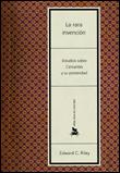 RARA INVENCION. ESTUDIOS SOBR CERVANTES | 9788484321774 | RILEY, EDWARD C. | Galatea Llibres | Librería online de Reus, Tarragona | Comprar libros en catalán y castellano online