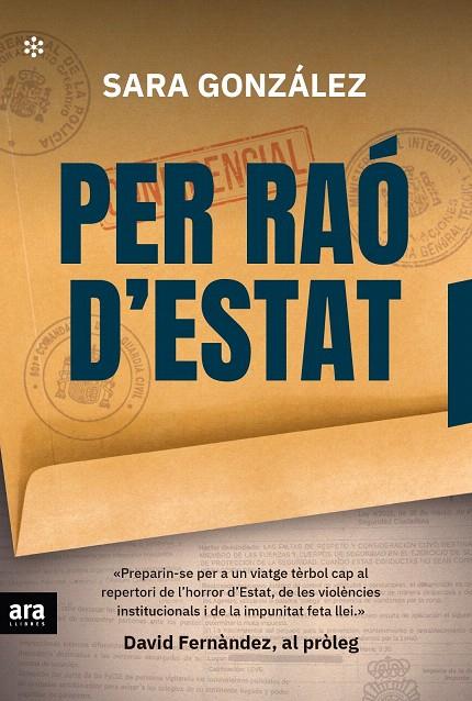 PER RAÓ D'ESTAT | 9788417804343 | MUÑOZ GONZÁLEZ, SARA | Galatea Llibres | Librería online de Reus, Tarragona | Comprar libros en catalán y castellano online