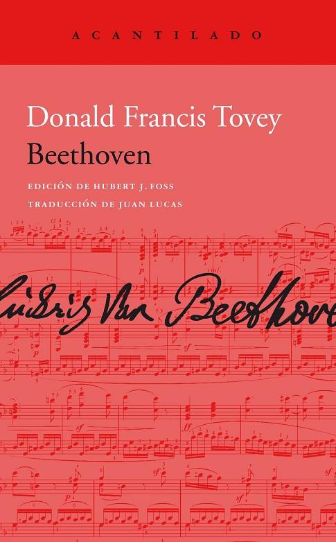 BEETHOVEN | 9788418370946 | TOVEY, DONALD FRANCIS | Galatea Llibres | Librería online de Reus, Tarragona | Comprar libros en catalán y castellano online