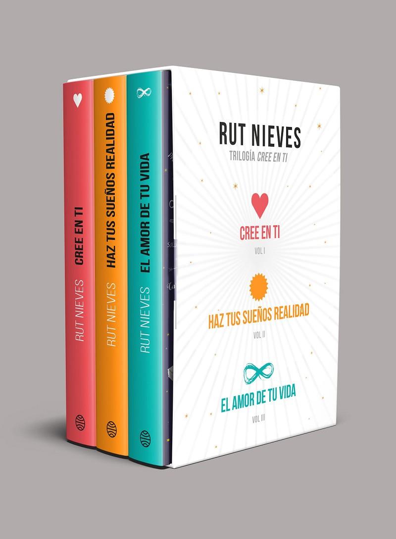 ESTUCHE TRILOGÍA CREE EN TI | 9788408196273 | NIEVES, RUT | Galatea Llibres | Librería online de Reus, Tarragona | Comprar libros en catalán y castellano online