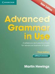 ADVANCED GRAMMAR IN USE BOOK WITHOUT ANSWERS 3RD EDITION | 9781107613782 | HEWINGS, MARTIN | Galatea Llibres | Librería online de Reus, Tarragona | Comprar libros en catalán y castellano online