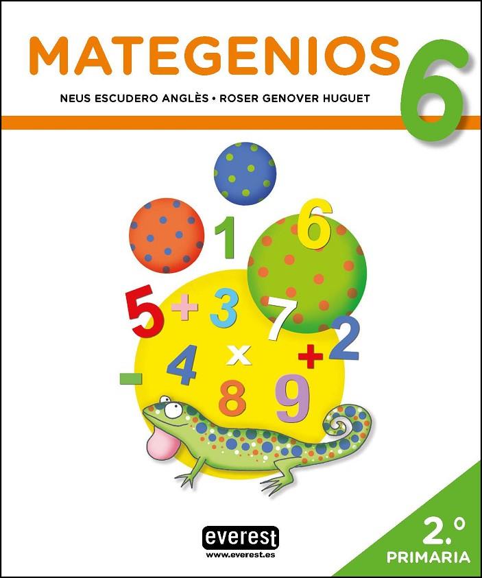MATEGENIOS 6 | 9788428343770 | ESCUDERO ANGLÈS, NEUS/GENOVER HUGUET, ROSER | Galatea Llibres | Llibreria online de Reus, Tarragona | Comprar llibres en català i castellà online