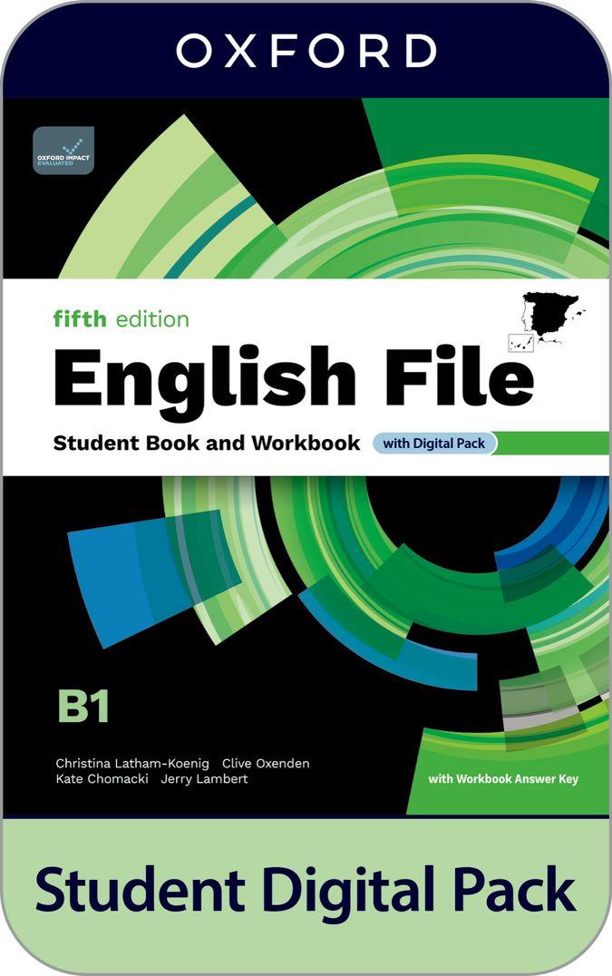ENGLISH FILE 5TH EDITION B1. STUDENT'S BOOK AND WORKBOOK AND DIGITAL WITH KEY PA | 9780194144025 | Galatea Llibres | Librería online de Reus, Tarragona | Comprar libros en catalán y castellano online