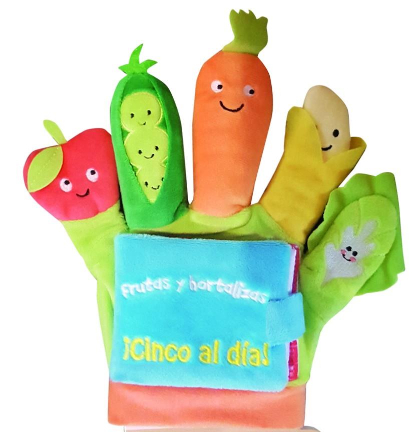 LIBRO GUANTE FRUTAS Y HORTALIZAS: ¡CINCO AL DÍA! | 9788468350233 | Galatea Llibres | Librería online de Reus, Tarragona | Comprar libros en catalán y castellano online