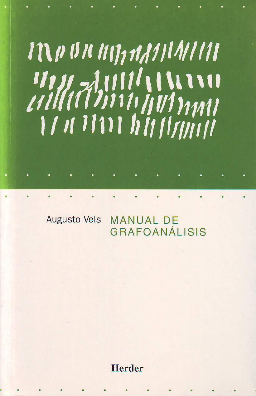 MANUAL DE GRAFOANALISIS | 9788425421938 | VELS, AUGUSTO | Galatea Llibres | Llibreria online de Reus, Tarragona | Comprar llibres en català i castellà online